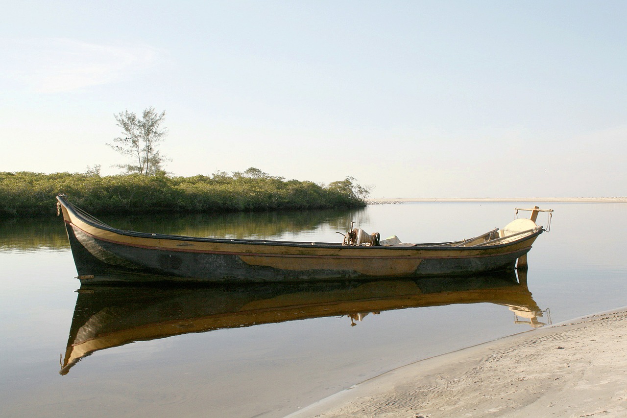 boat itapoá brazil free photo