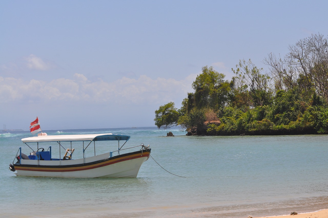 boat sea beach free photo