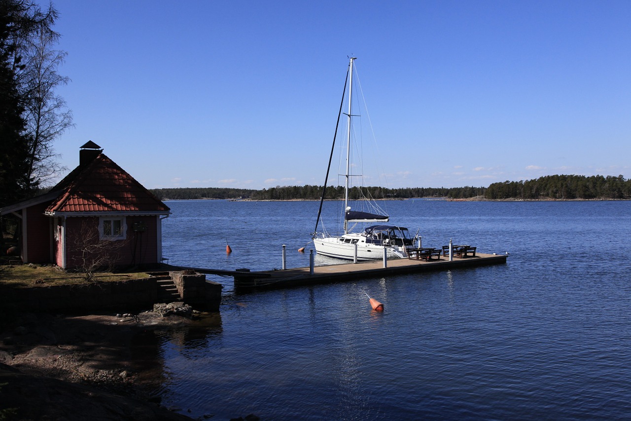 boat sea summer island free photo