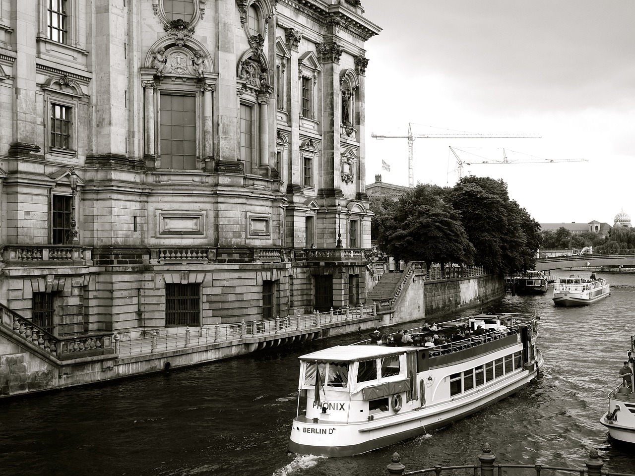 boat berlin spree free photo