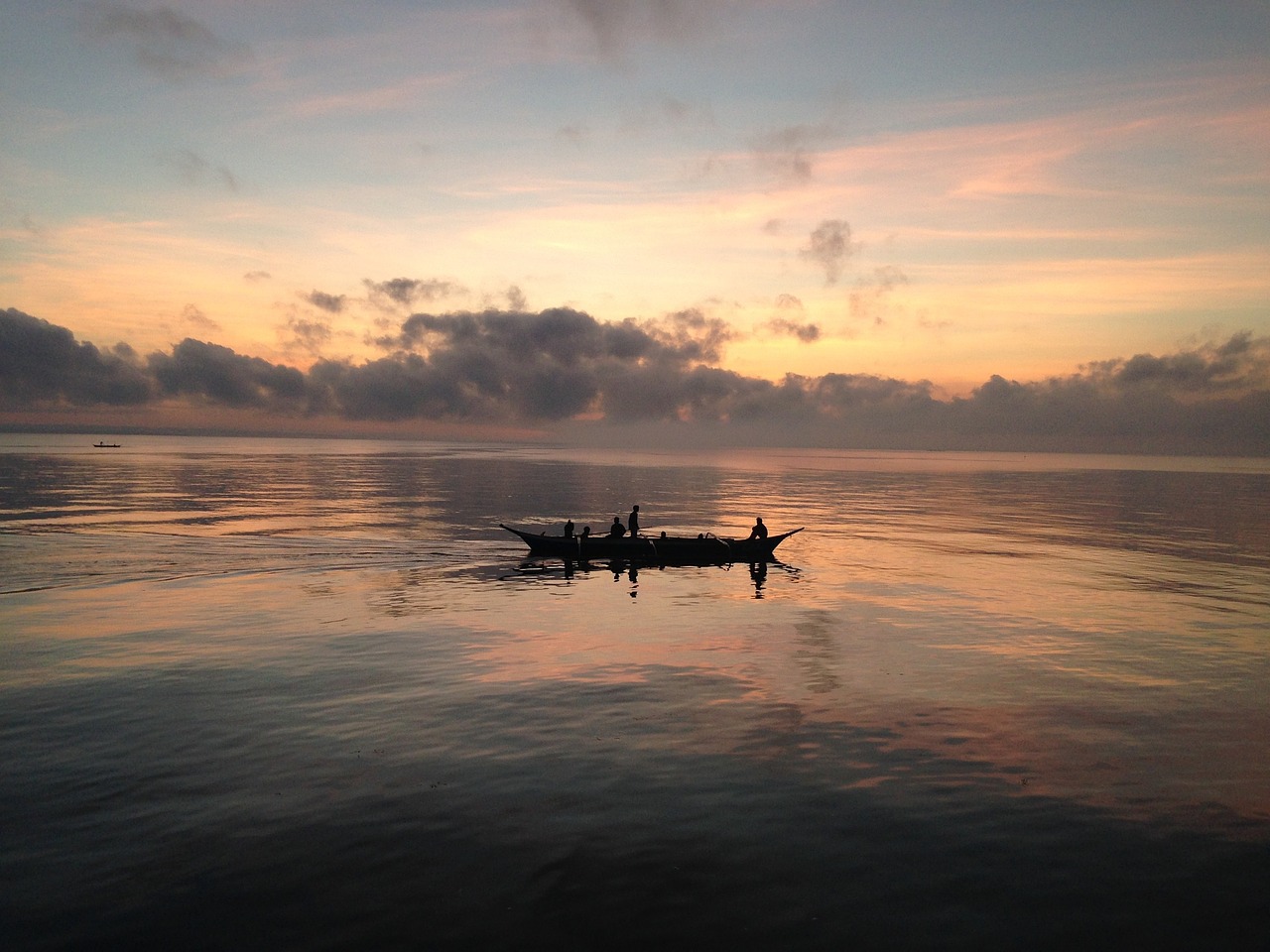 boat lake sea free photo