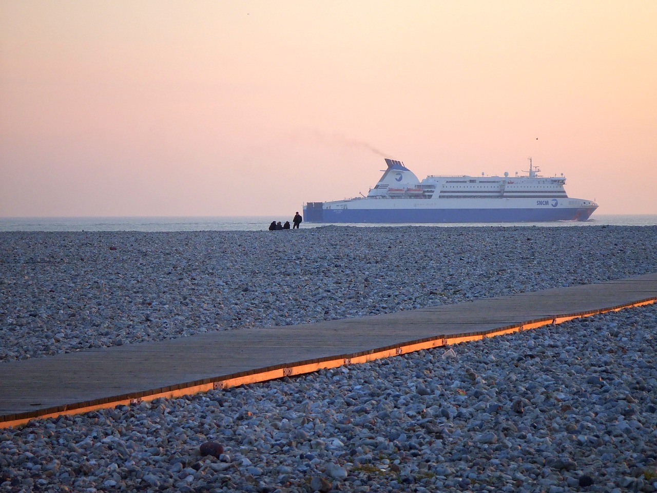 boat sea sunset free photo