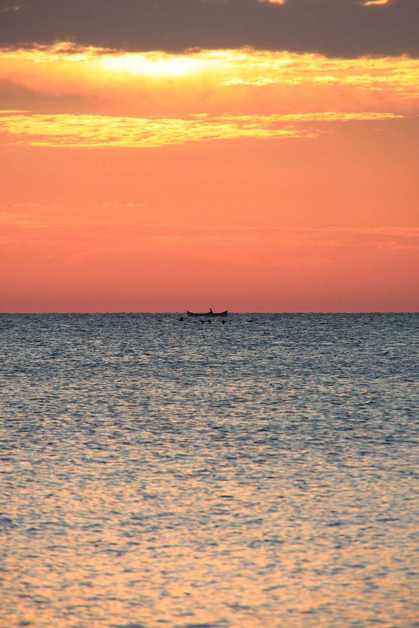 boat dark fisherman free photo