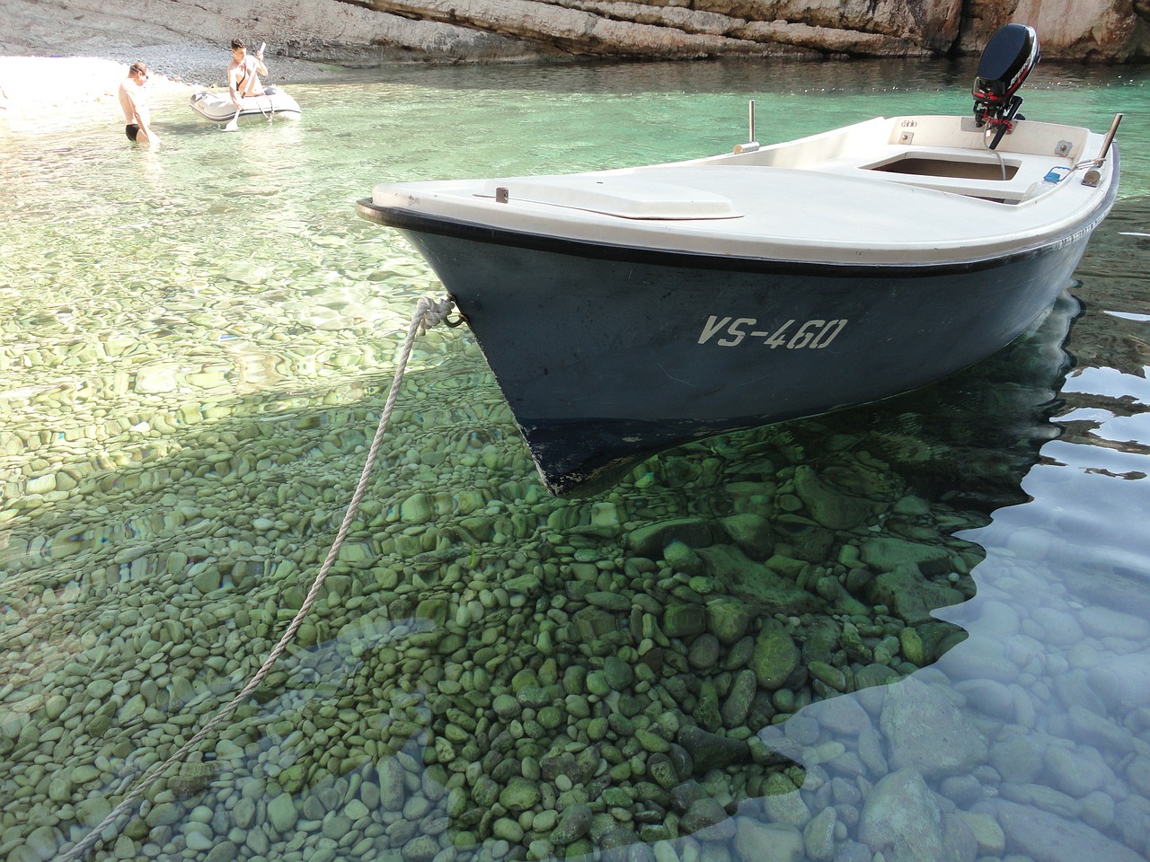 boat depths sea free photo