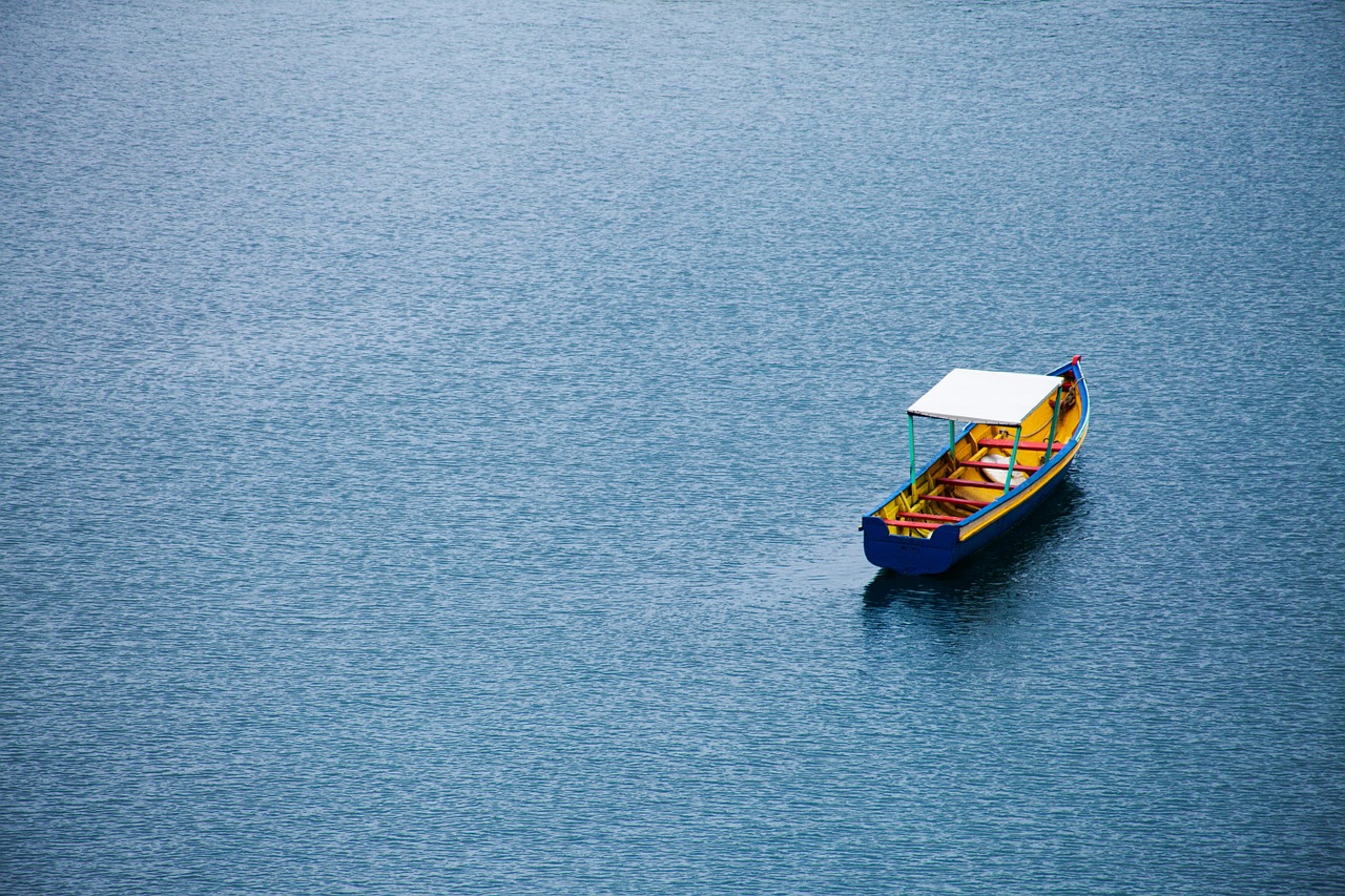 boat ocean sea free photo