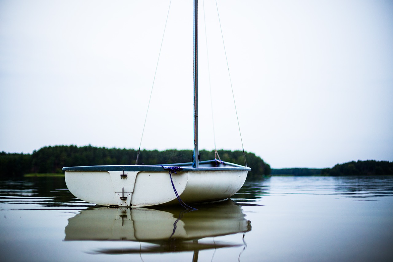 boat sailboat lake free photo