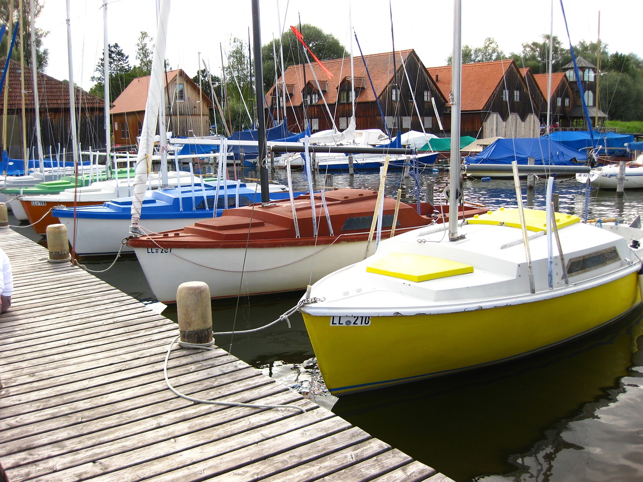 boats jetty pier free photo