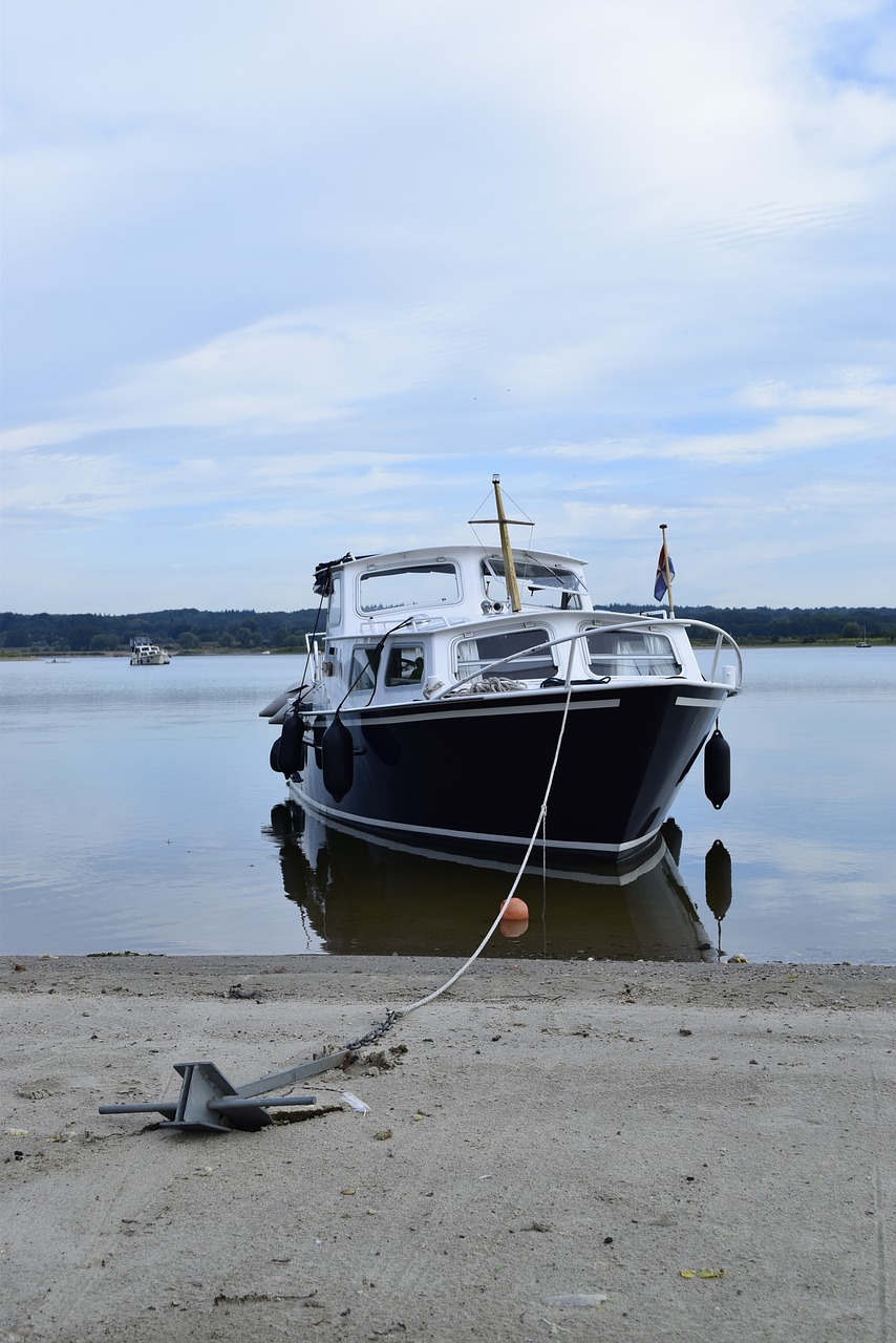 boat beach anchor free photo