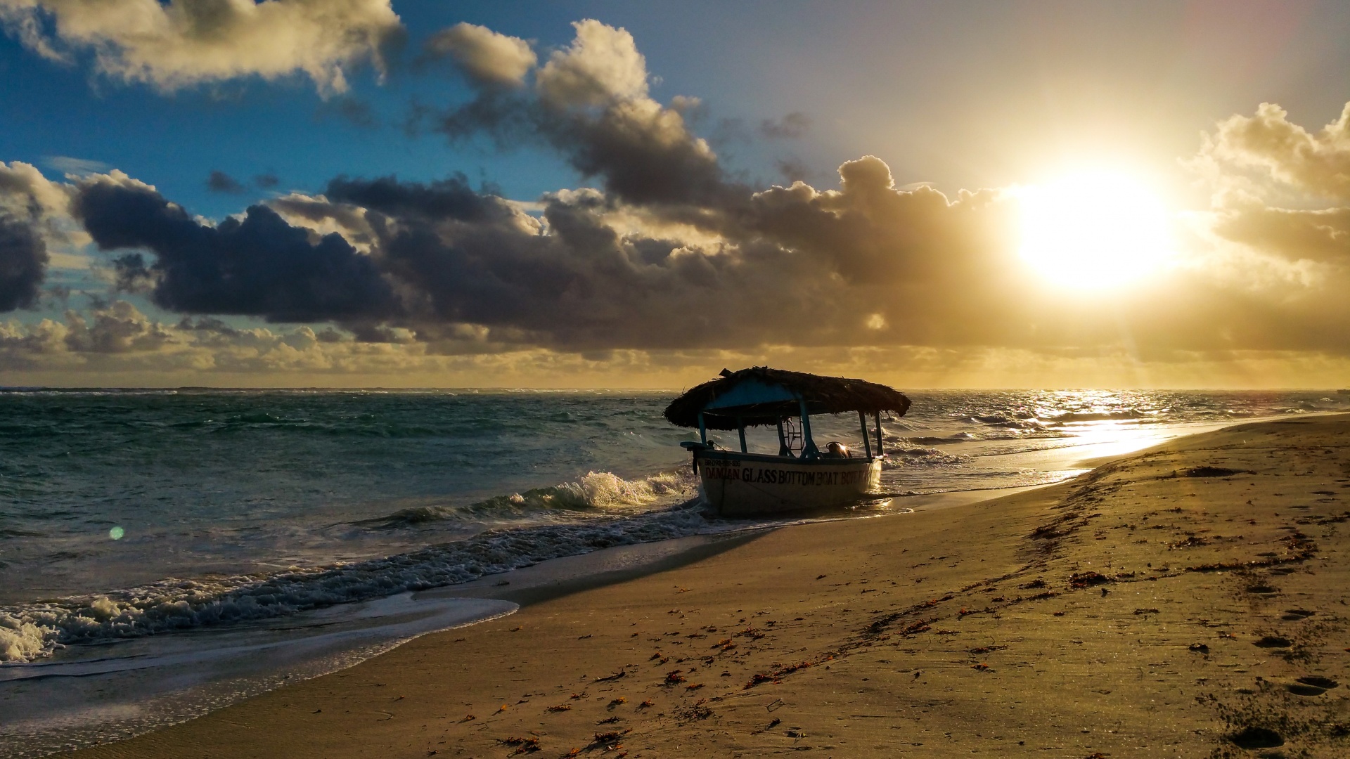 boat caribbean coast free photo