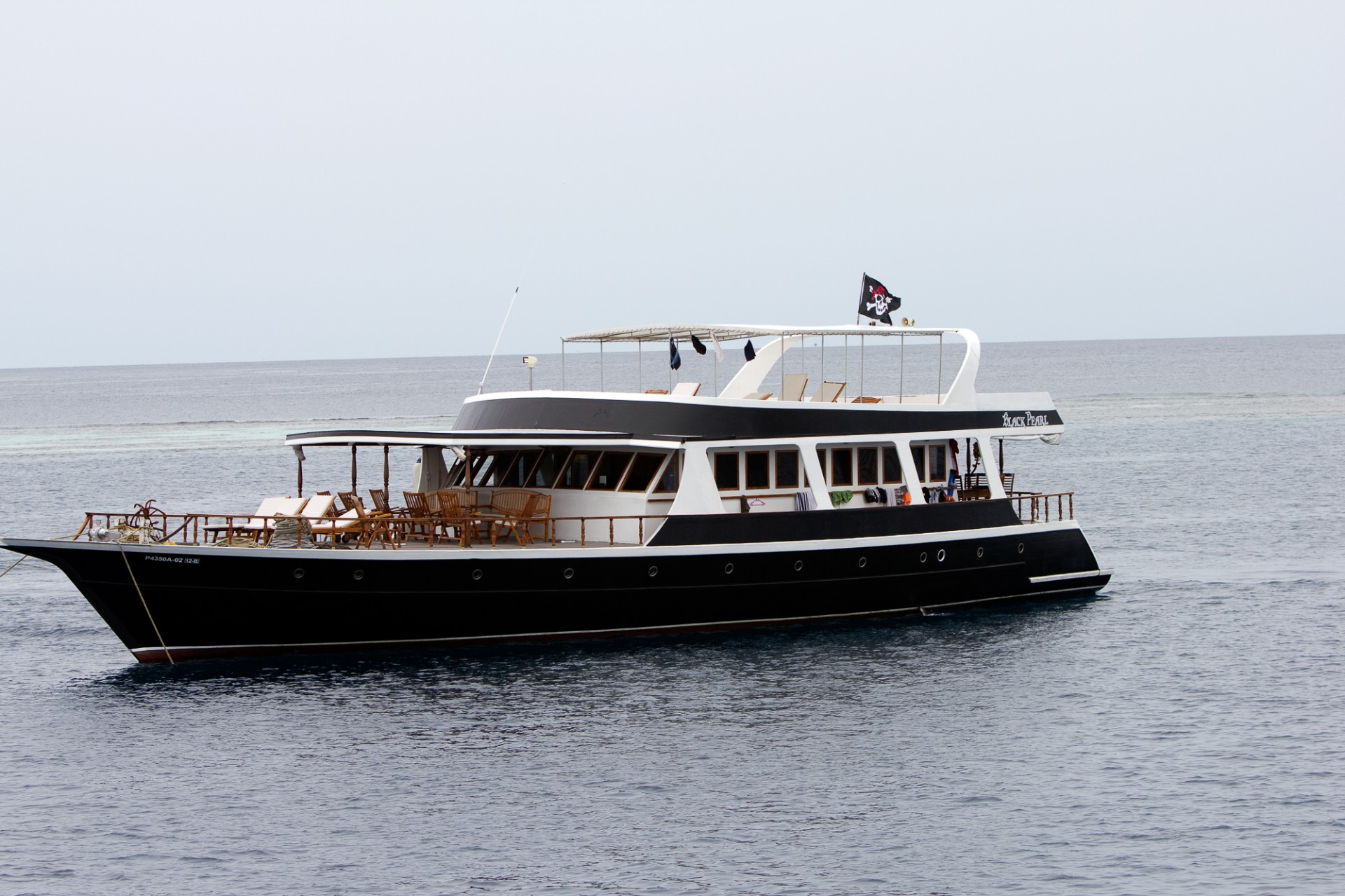 black pearl boat maldives free photo