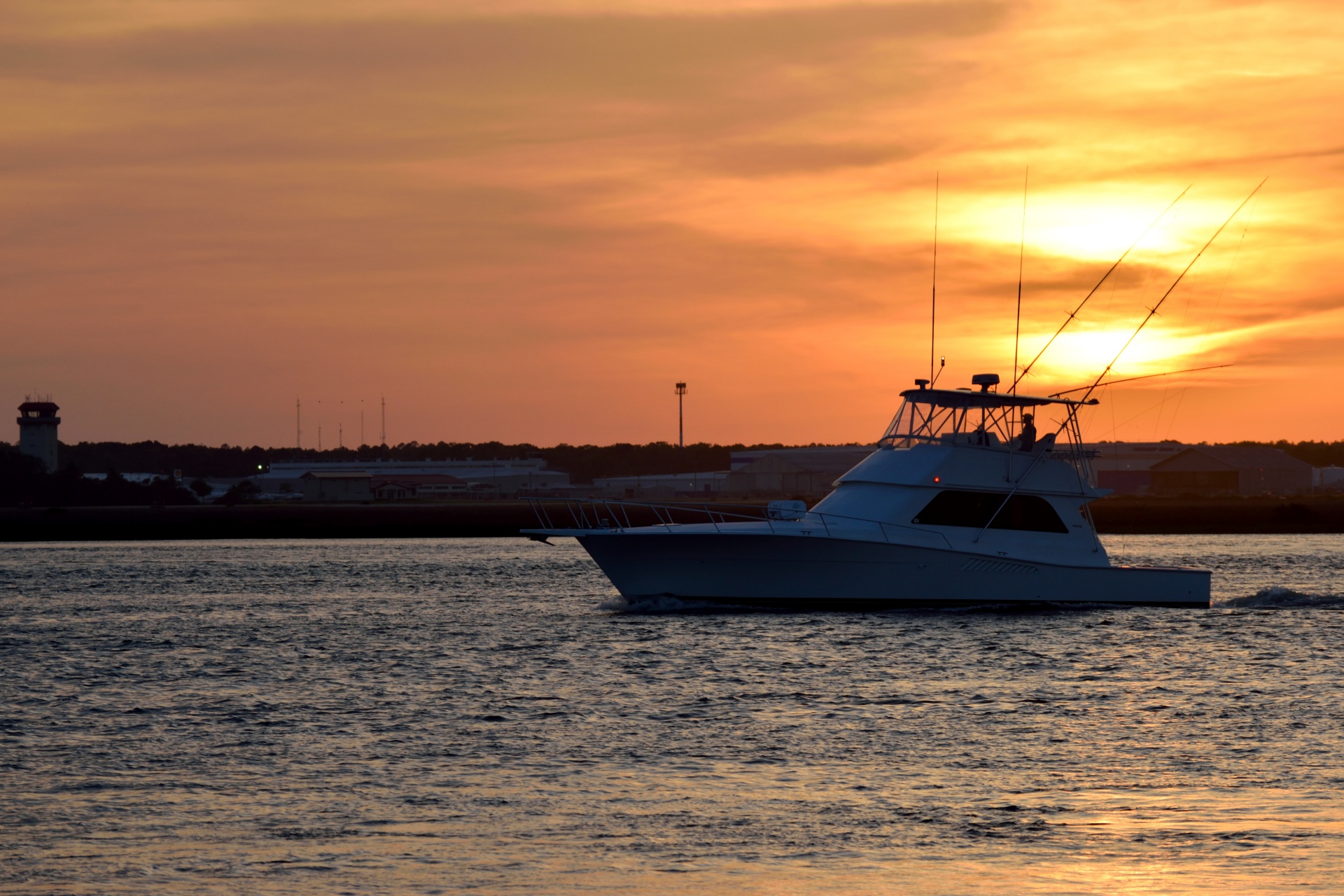 water sea sunset free photo