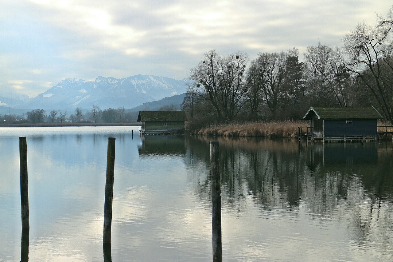 boat house waters water free photo