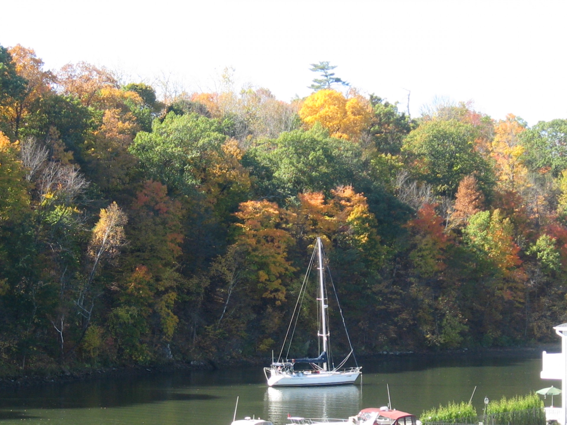 boat fall autumn free photo