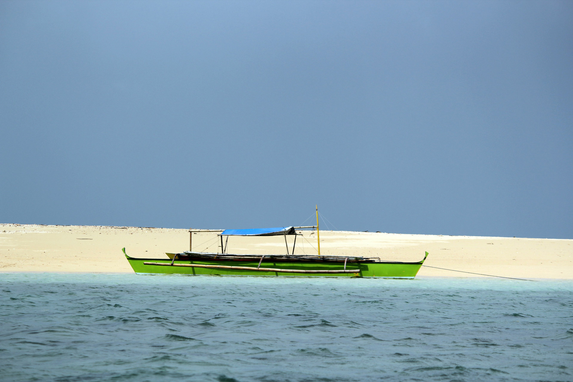 boat island white sand free photo