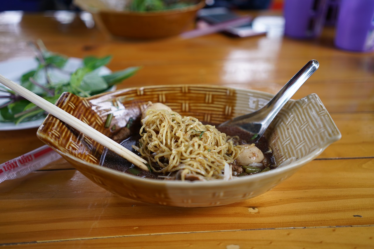 boat noodle thai food amazing thai food free photo