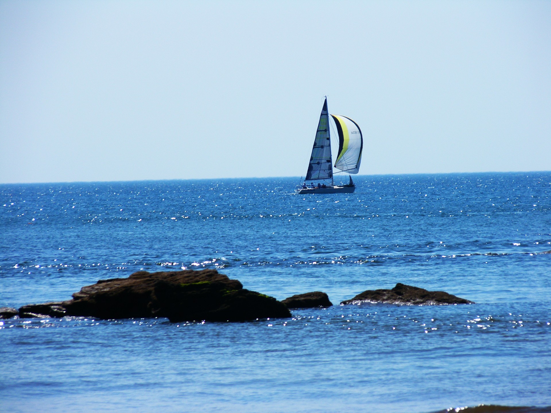 boat sea one free photo