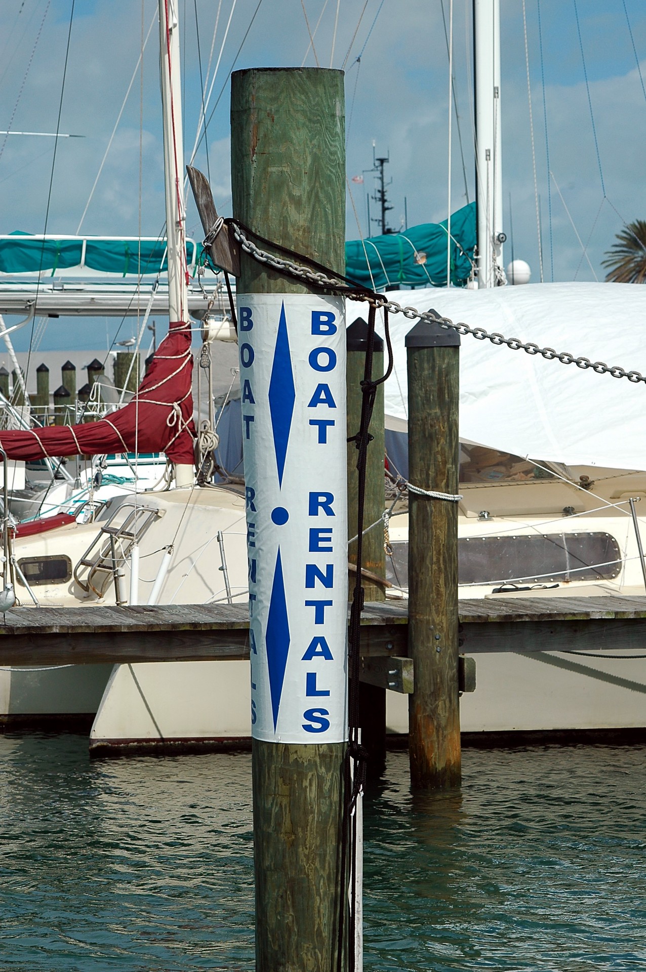 boat rental sign marina free photo