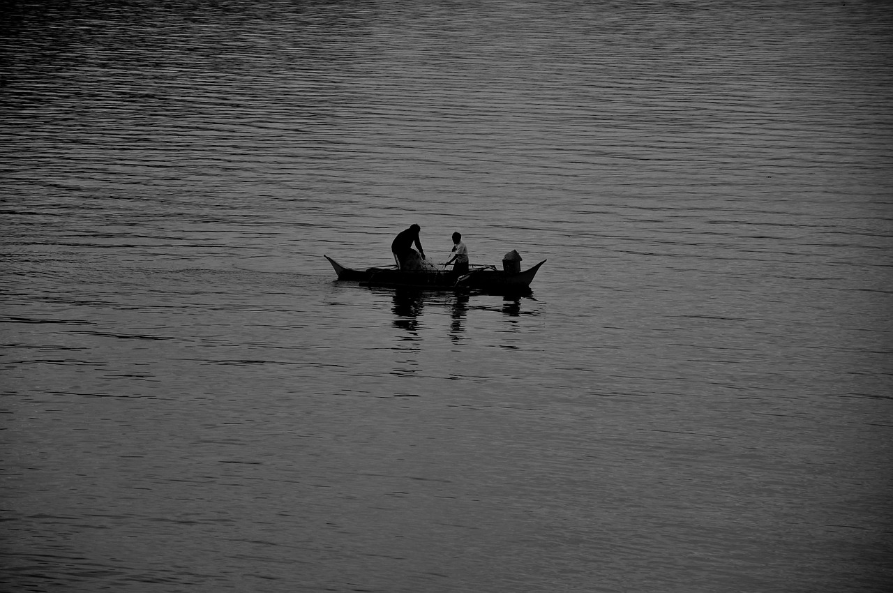 boating fishing fishing boat free photo