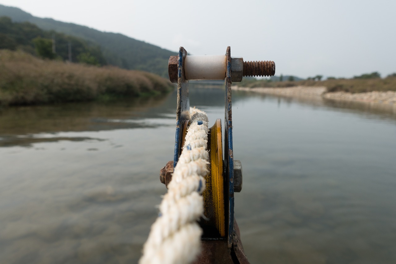 boating river rope free photo