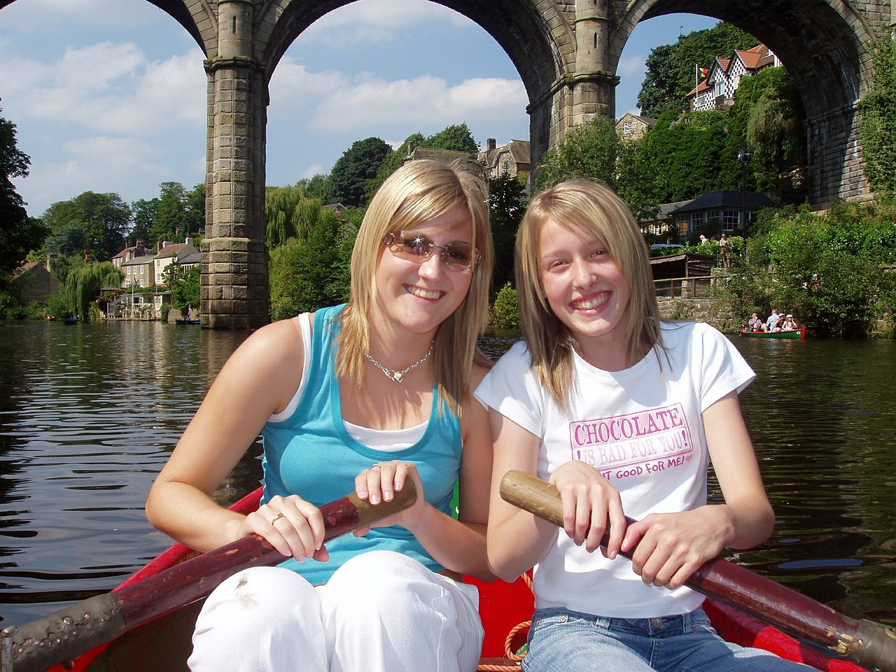 boating woman girl free photo