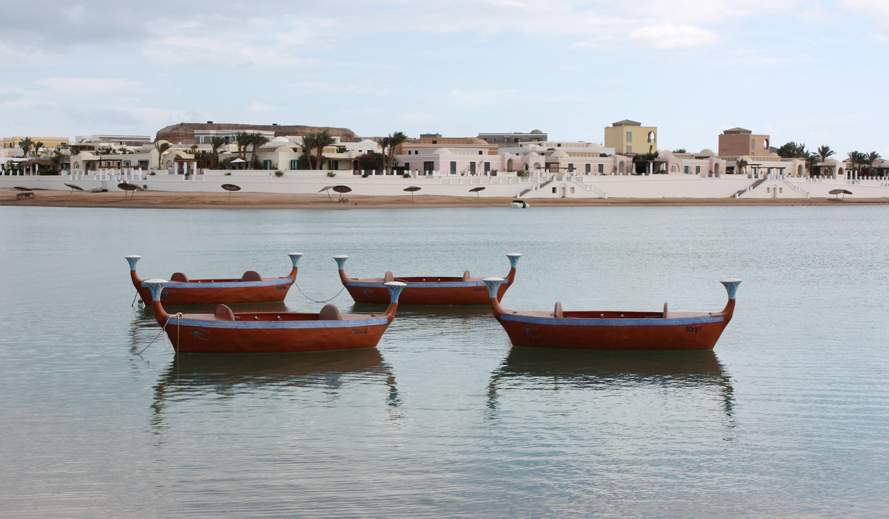 boats water egypt free photo