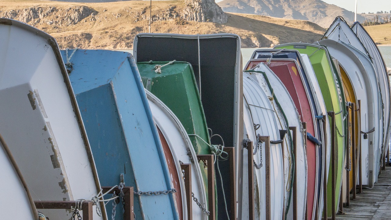 boats colors navigation free photo