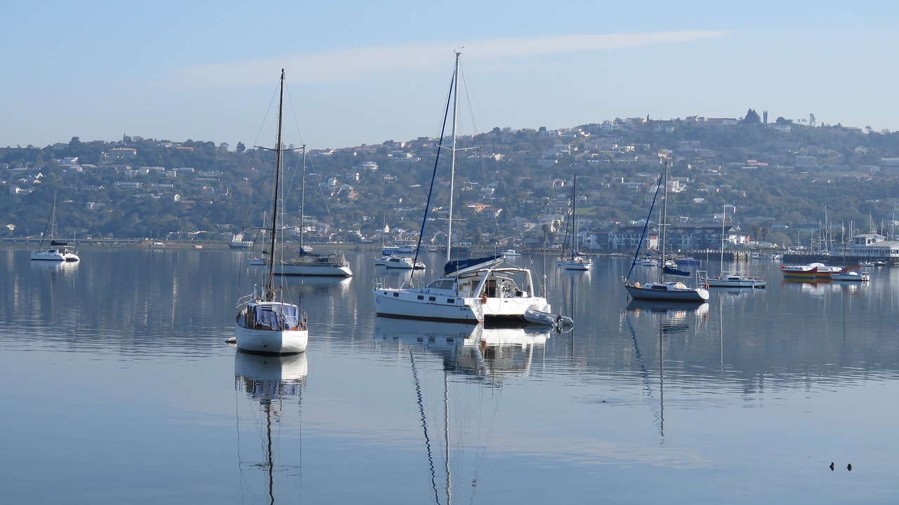 boats knysna water free photo