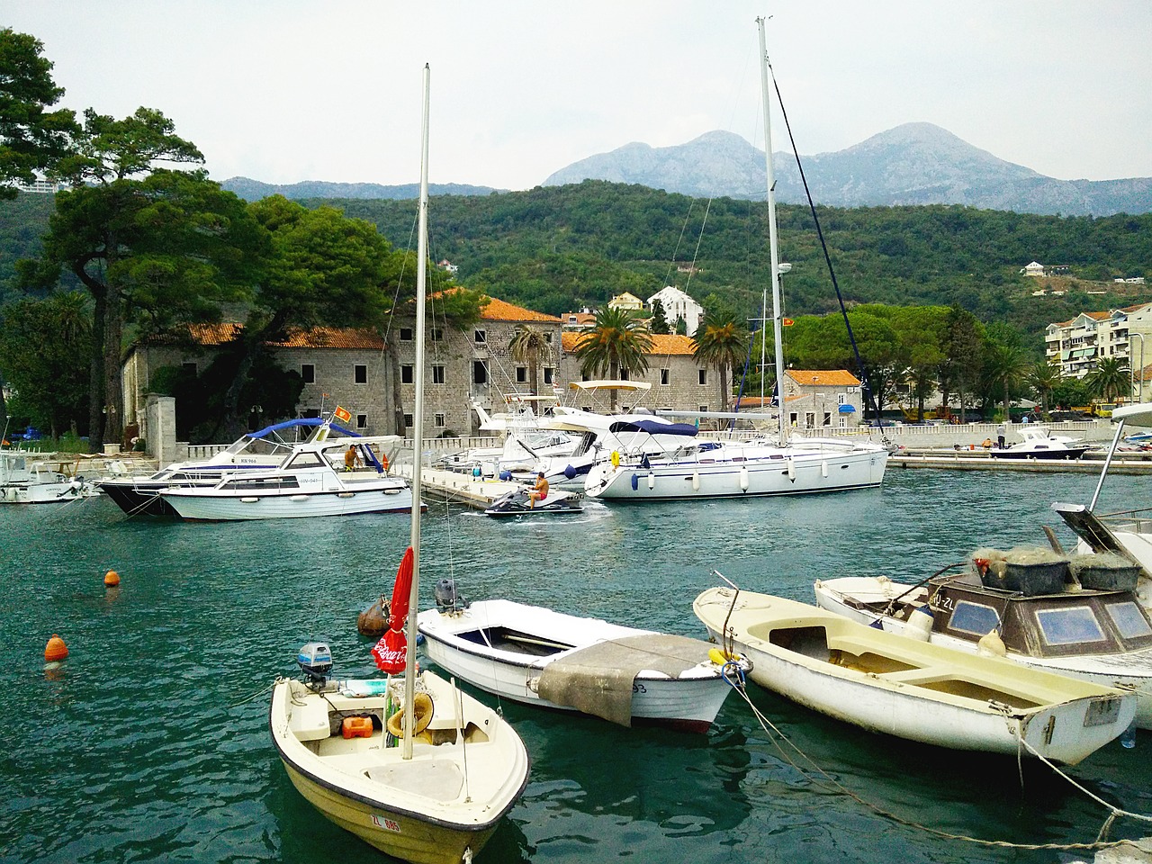 meljine herceg novi boats free photo