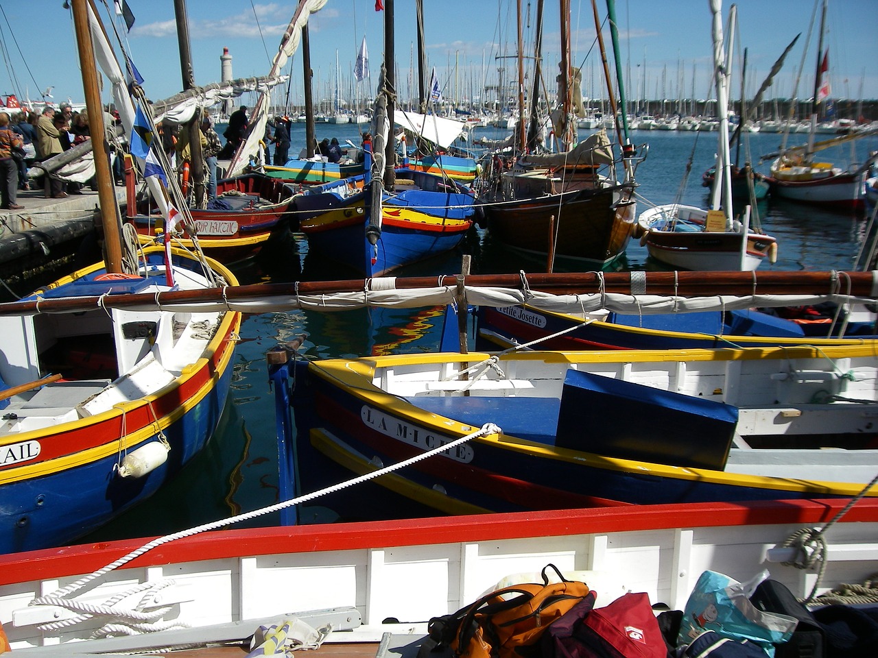 boats old rigs wharf free photo