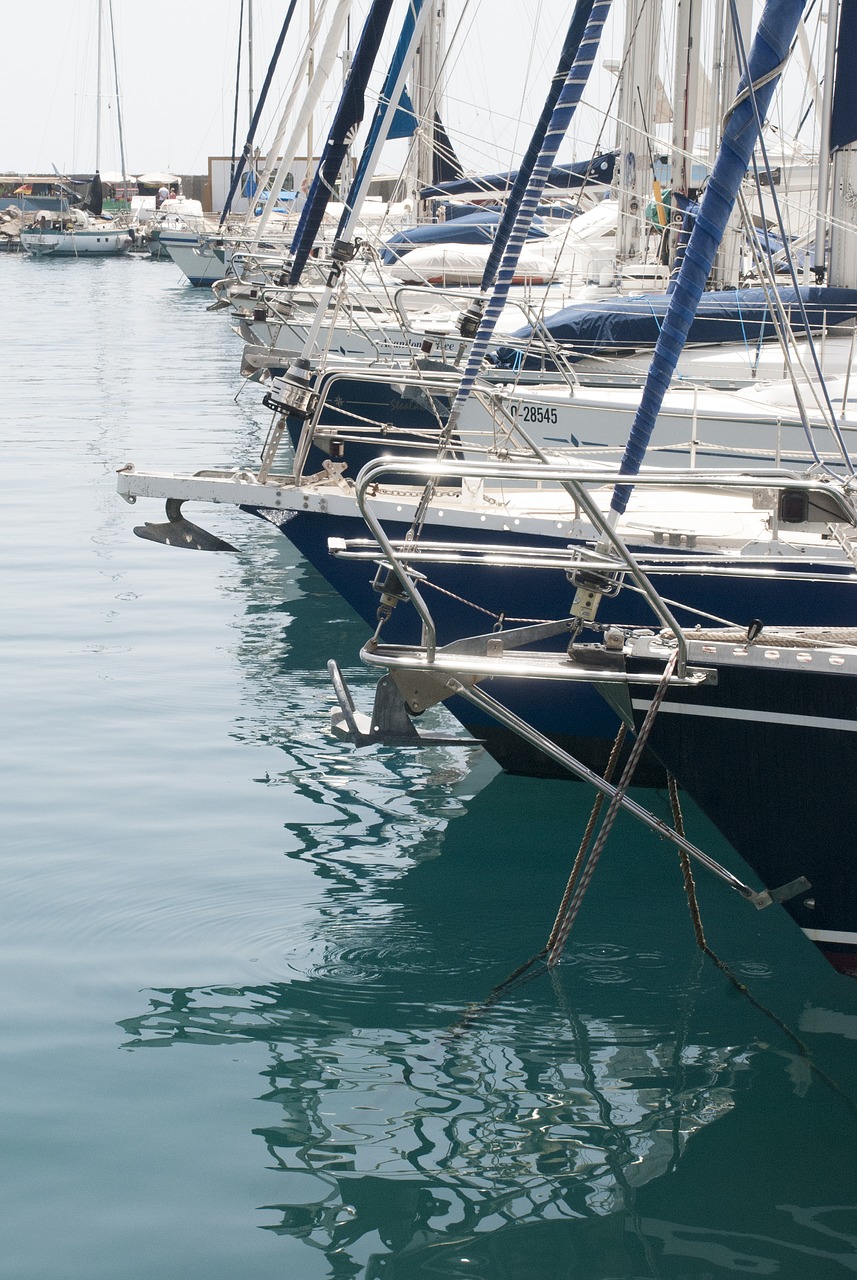 boats sea spring free photo