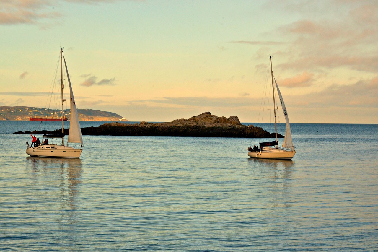 boats yachts evening free photo