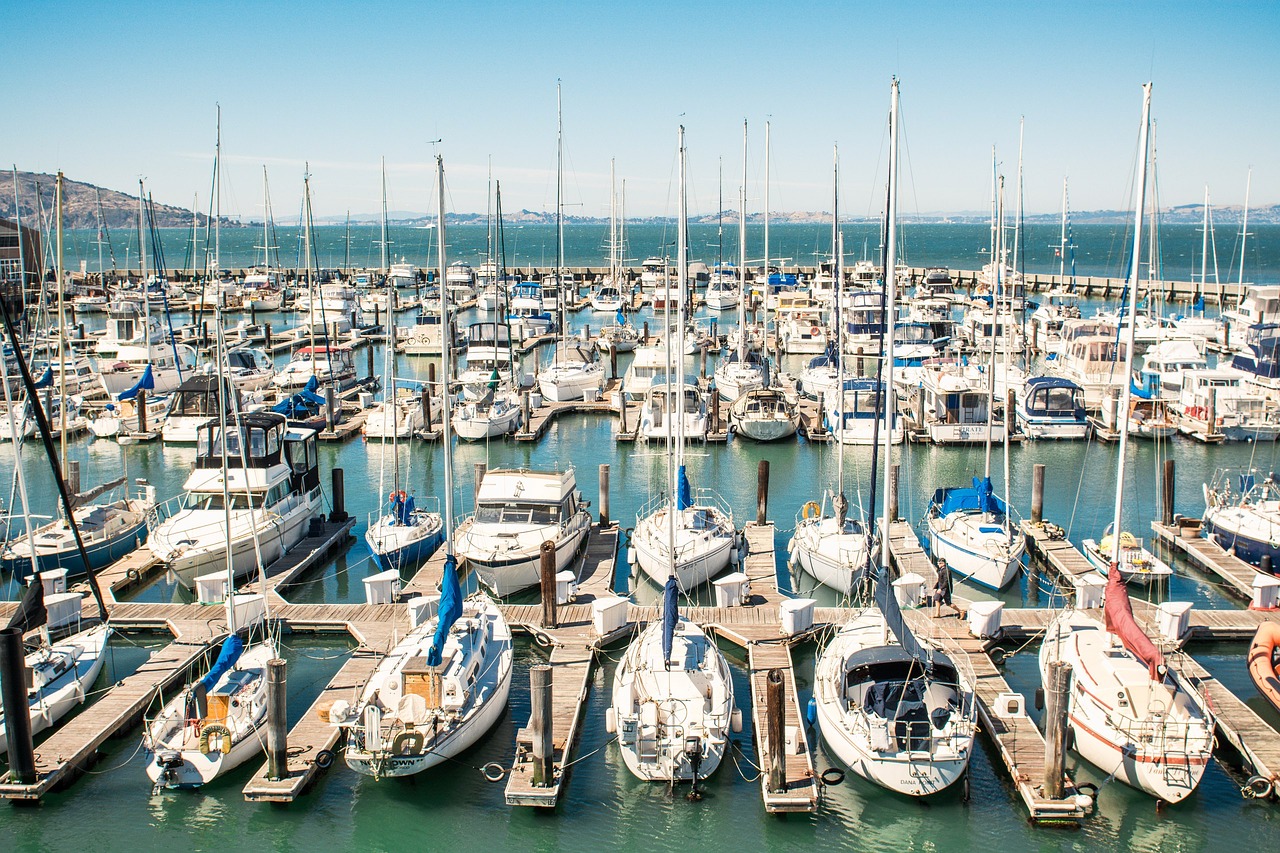 boats yachts pier free photo