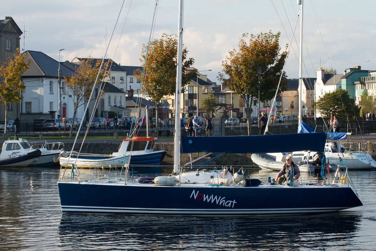 boats galway ireland free photo