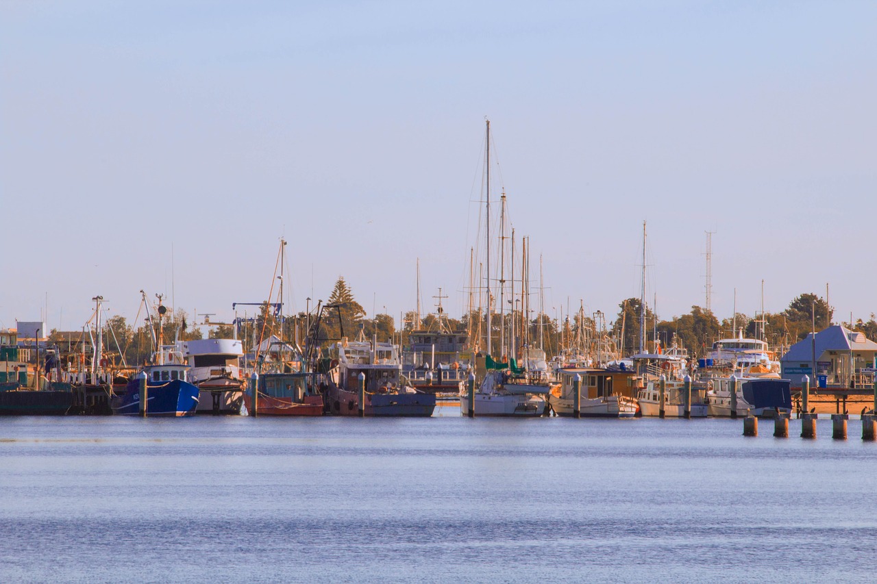 boats ocean dock free photo