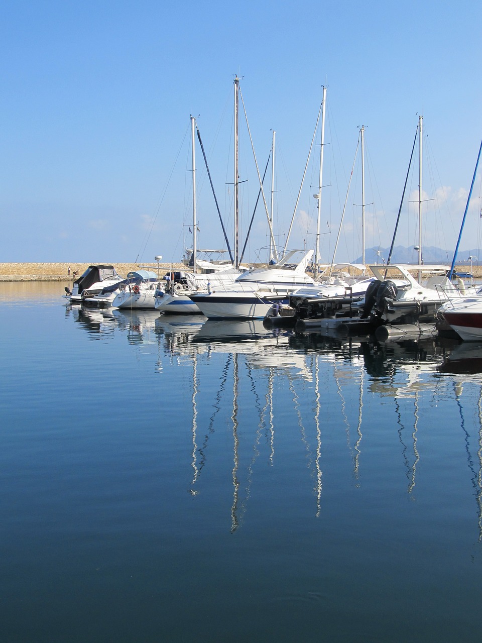 boats crete greece free photo