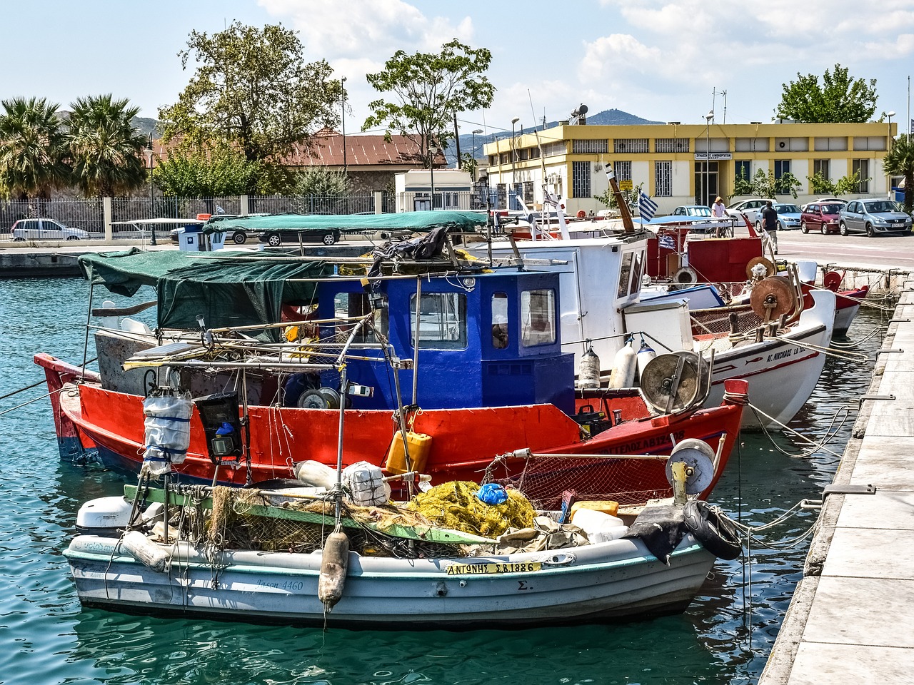 boats port harbor free photo