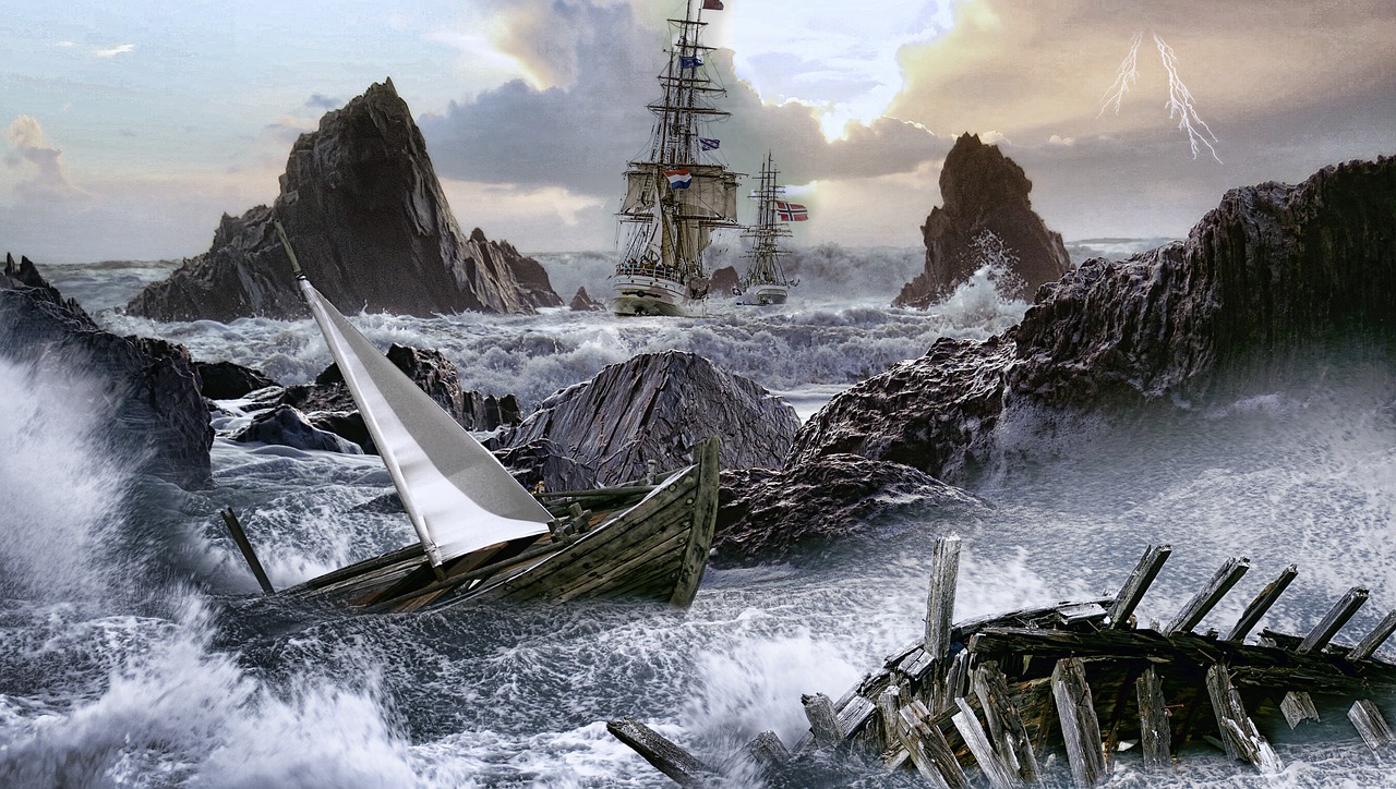 boats shipwrecks wrecks free photo