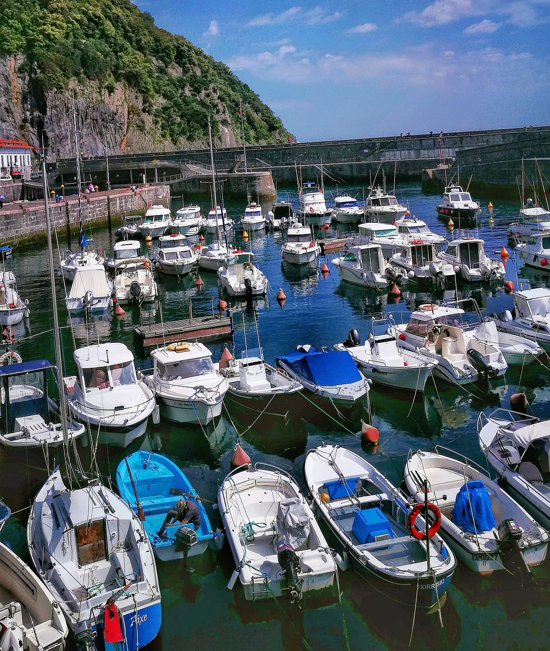 boats  fishing  fishing port free photo