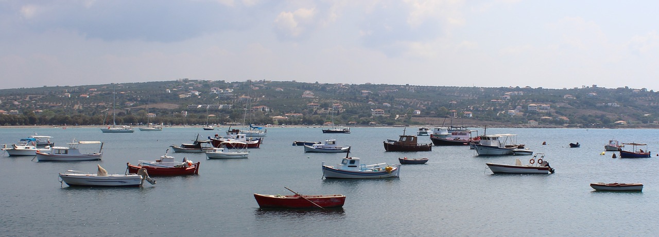 boats  greece  sea free photo