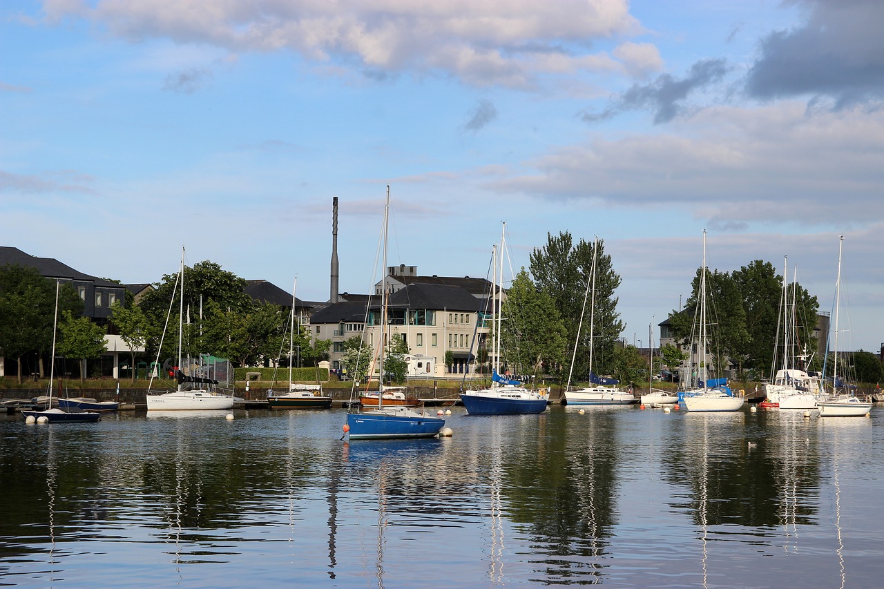 boats  haven  landscape free photo