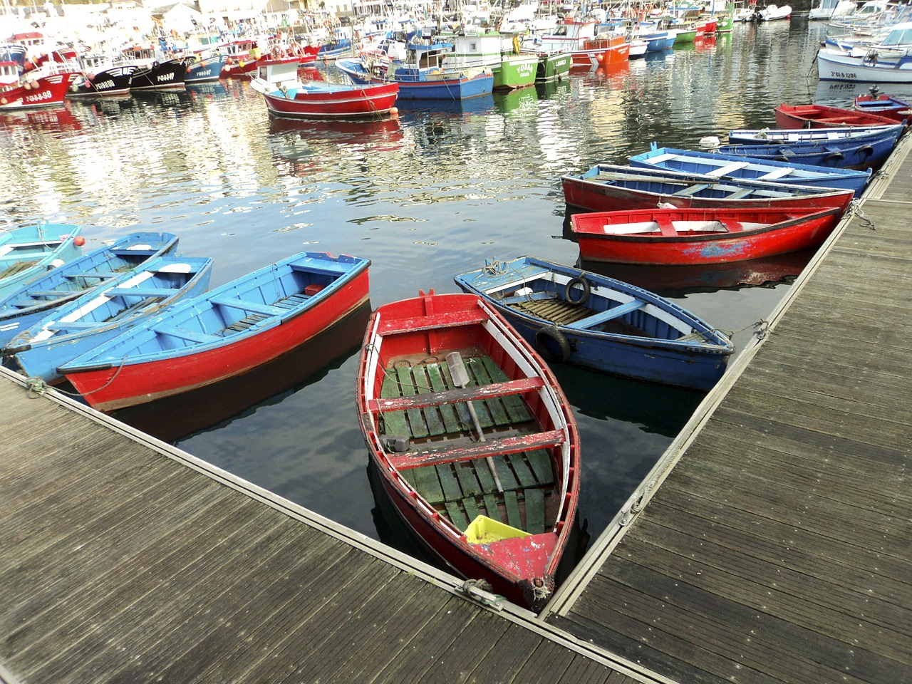 boats port sea free photo