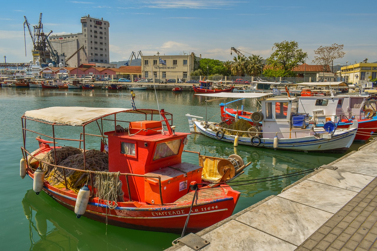 boats  port  harbour free photo