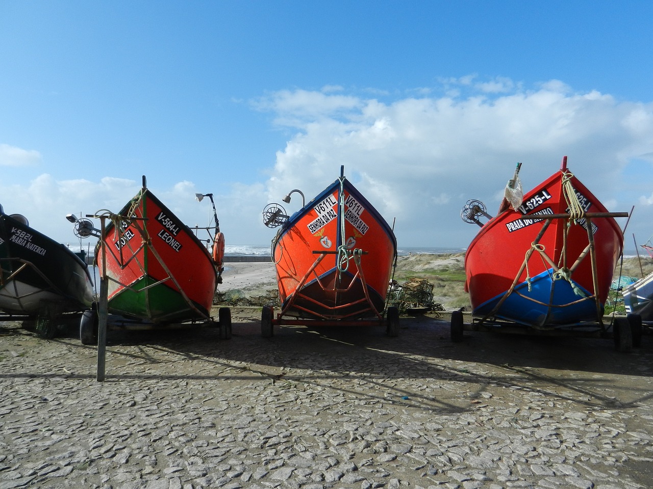 boats castelo do neiva portugal free photo