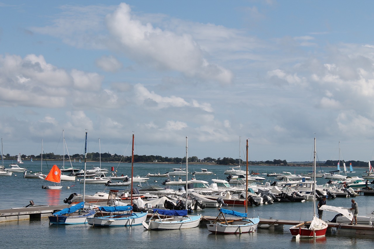 boats brittany port free photo