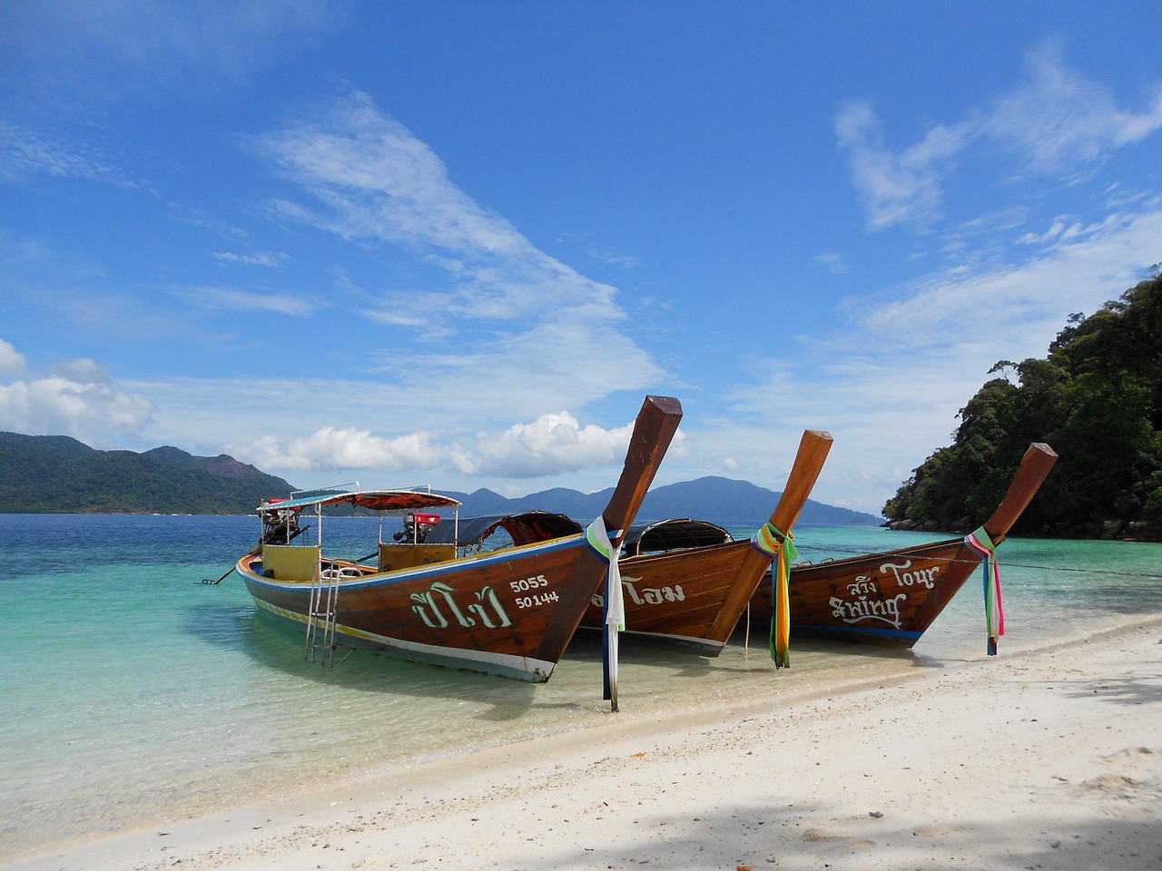 boats thailand sea free photo