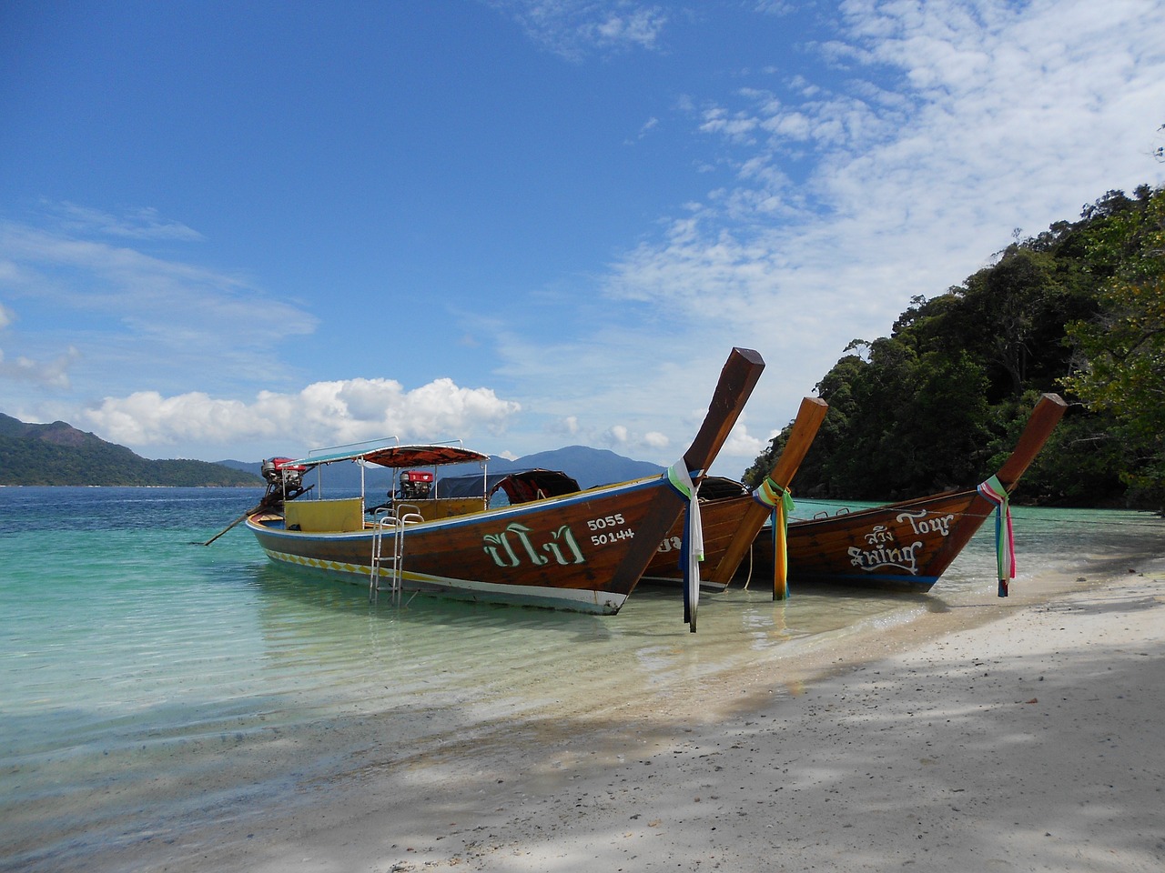 boats thailand sea free photo