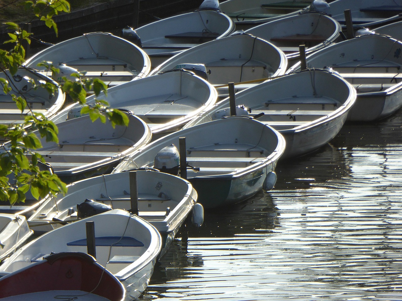 boats water channel free photo
