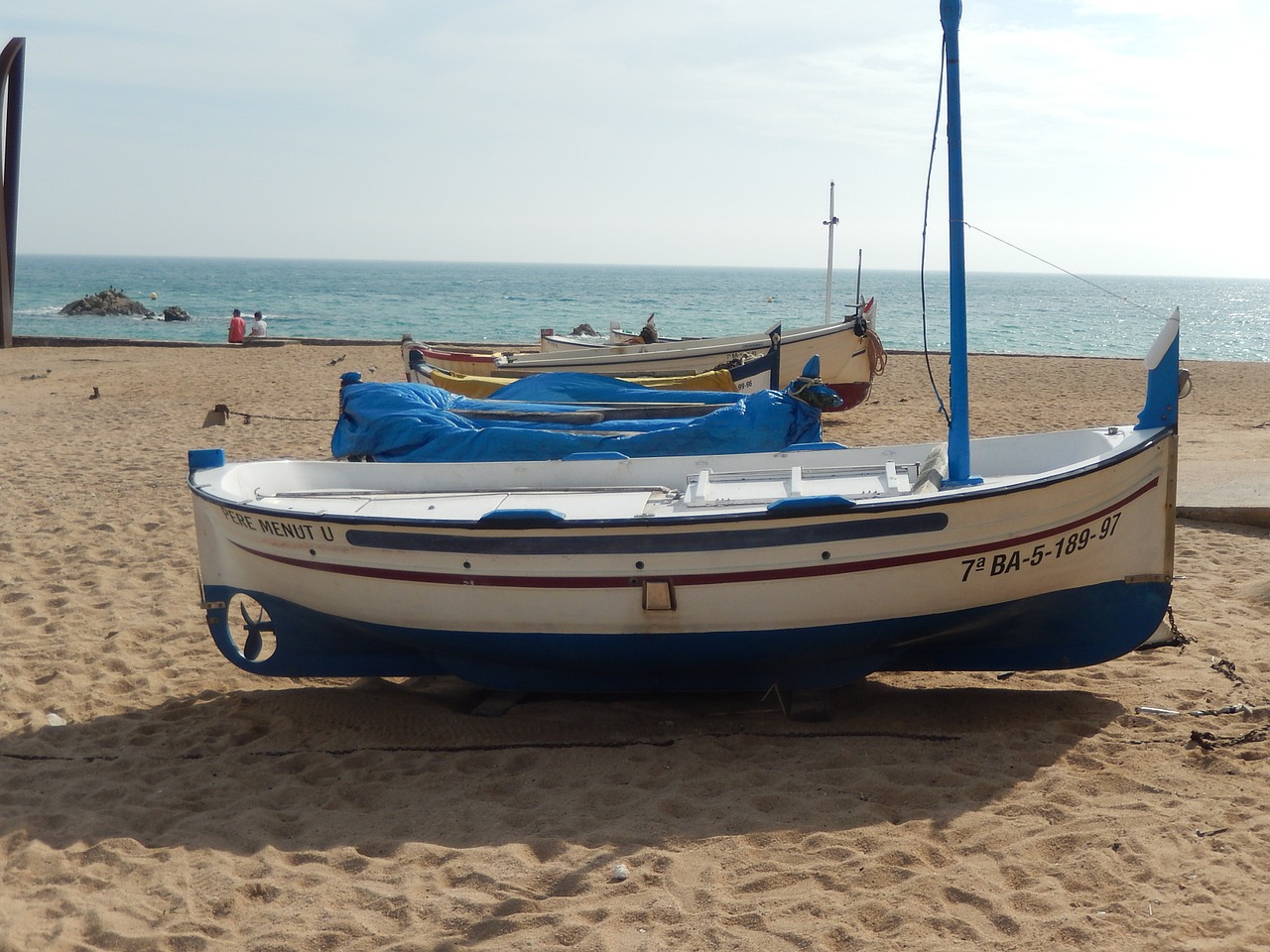 boats mediterranean sea spain free photo