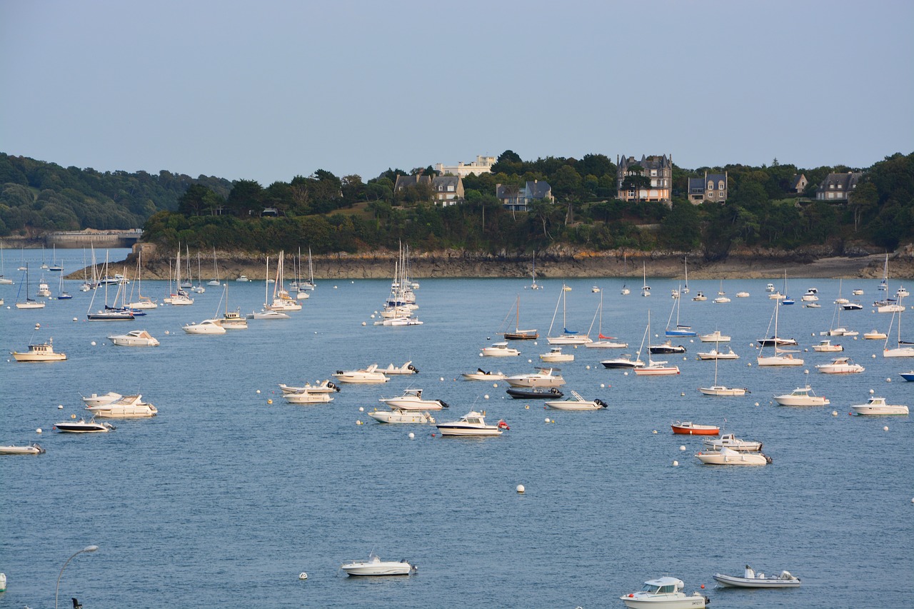 boats sailboats port plaisance dinard free photo