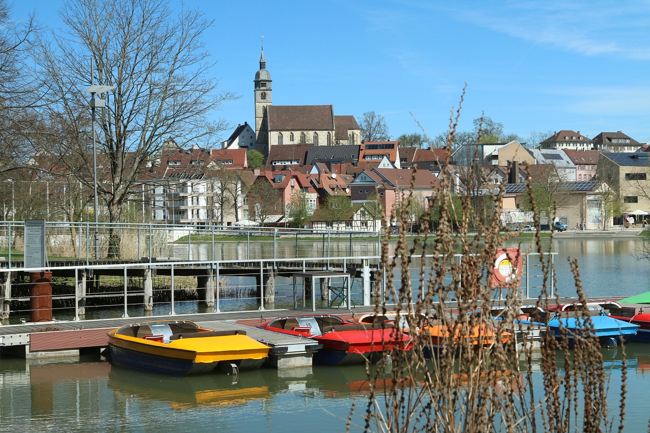 böblingen city lake free photo